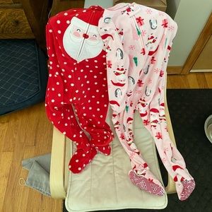 3T fleece footie pajamas